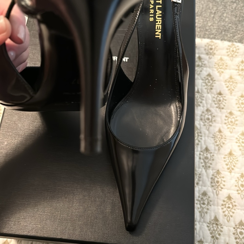 Saint Laurent Verdome 70 slingback pumps - Picture 3 of 10